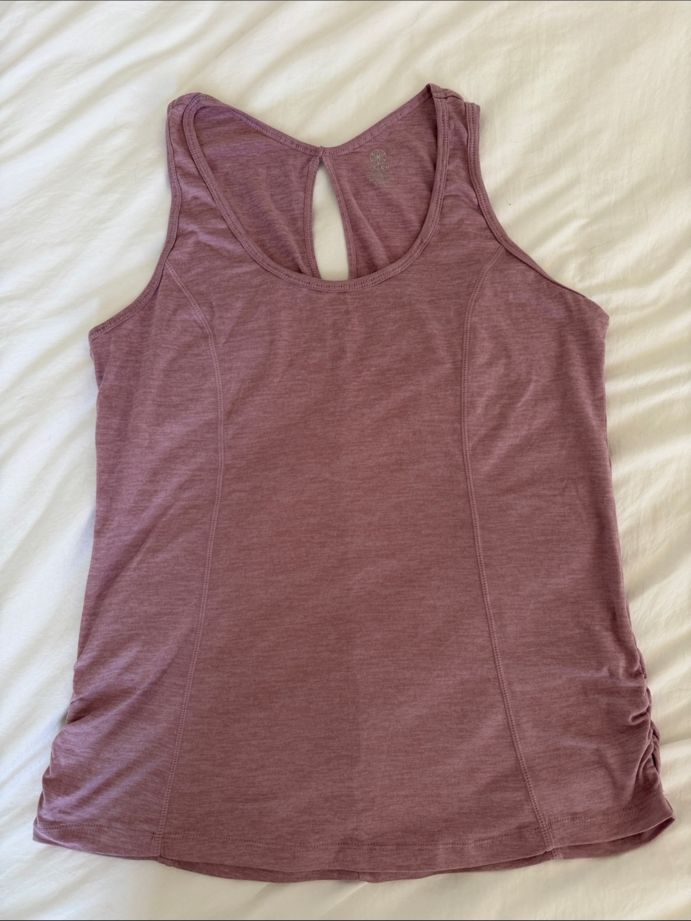 GAIAM Women's Keyhole Pink Tank Top - L